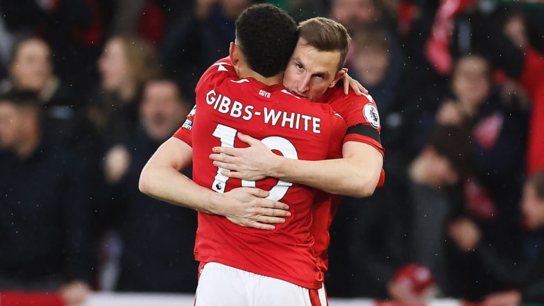 Nottingham Forest 1–1 Manchester City, Premier League 2022–23: Chris Wood’s Goal Cancels Out Bernardo Silva’s Strike As the Citizens Drop Points (Watch Goal Video Highlights)