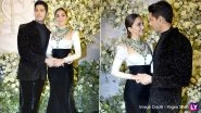 Sidharth Malhotra and Kiara Advani Groove to &lsquo;Kala Chashma&rsquo; at Their Mumbai Wedding Reception (Watch Video)