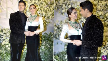 Sidharth Malhotra and Kiara Advani Groove to ‘Kala Chashma’ at Their Mumbai Wedding Reception (Watch Video)