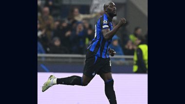 Inter Milan 1–0 Porto, UEFA Champions League 2022–23: Romelu Lukaku’s Late Strike Gives the Nerazzurri a Slender Lead After First Leg (Watch Goal Video Highlights)