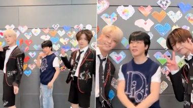 BTS’ Jimin Does TXT’s Sugar Rush TikTok Challenge, Netizens Can’t Contain Their Excitement at Tannie’s Adorable Height Compared to Beomgyu & Soobin (Watch Video)