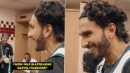 NBA All Star 2023: Ranveer Singh Raps in Front of Hasan Minaj, Simu Lu, Nicky Jam, Janelle Monae and Others in a Locker Room (Watch Video)