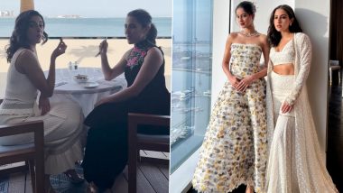 Sara Ali Khan and Ananya Panday's 24 Hours in Doha Looks High-End and Glam! (Watch Video)