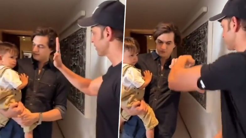 Mohsin Khan Introduces Hrithik Roshan to His Little Nephew Mikhail in This Adorable Video – Watch