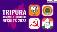 Tripura Election Result 2023 Full List of Winners: Constituency-Wise Names Of Winning Candidates of BJP, CPI(M), Congress, TMC And TIPRA Mohta in Vidhan Sabha Polls