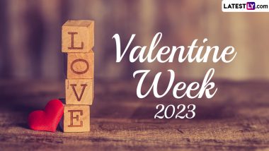 Valentine Week 2023 Complete Calendar: From Rose Day to Kiss Day, Full List of February 7 to 14 Dates, History, Significance and Other Details Related to the Love Week