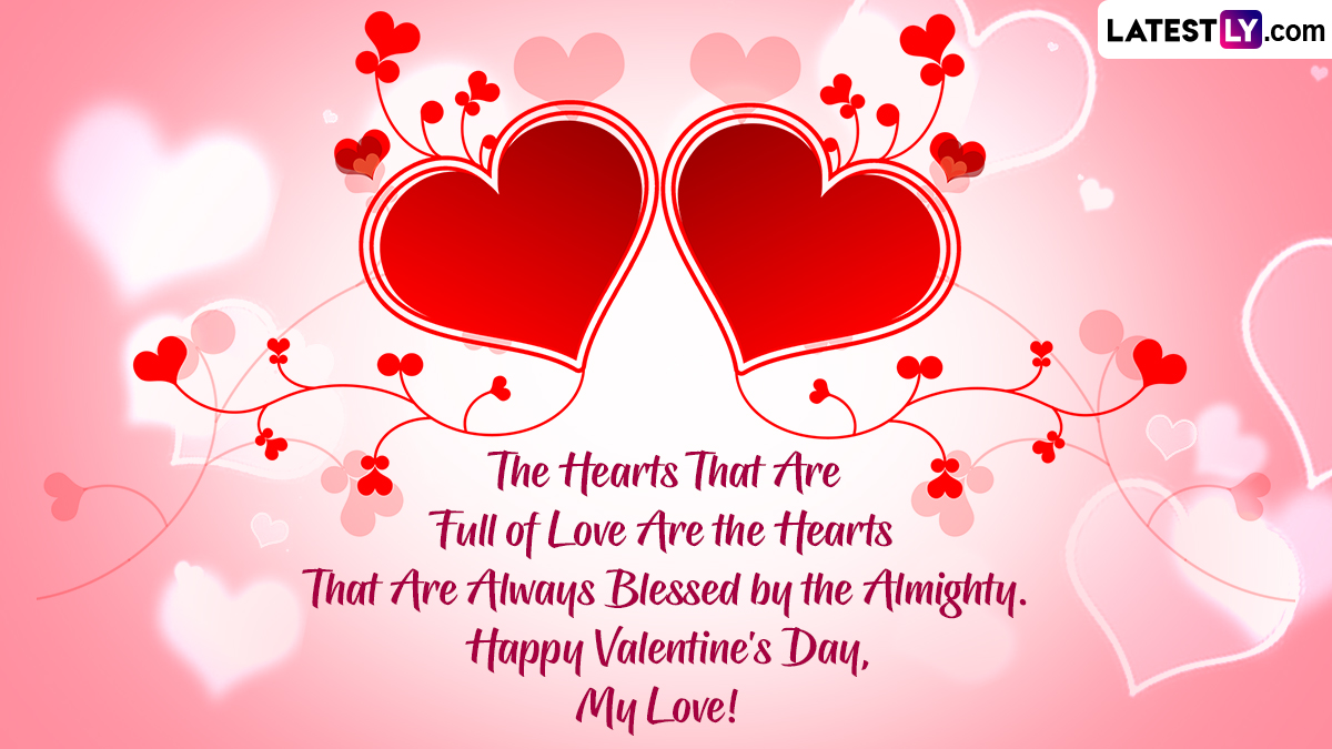 Happy Valentine's Day 2023 Greetings, Quotes & Wishes: Send Images,  WhatsApp Stickers, Love Messages, Romantic Shayaris, HD Wallpapers and  Heart GIFs to Celebrate February 14