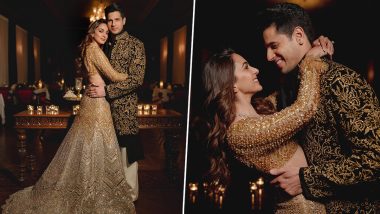 Sidharth Malhotra and Kiara Advani Wedding: Shershaah Couple Shares Elegant New Photos From Sangeet (View Pics)