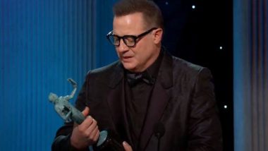 SAG Awards 2023: Brendan Fraser Makes Emotional Acceptance Speech After Winning the Honour for His Performance in The Whale (Watch Video)