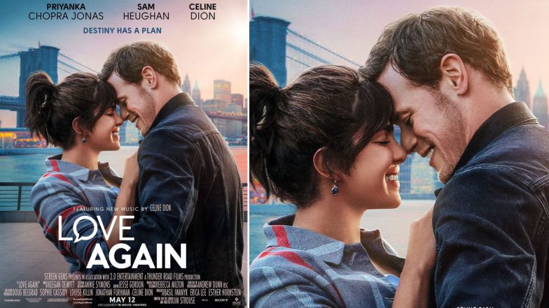 Love Again First Look Poster Out! Priyanka Chopra Jonas and Sam Heughan Strike a Romantic Pose and Their Chemistry Looks Rocking