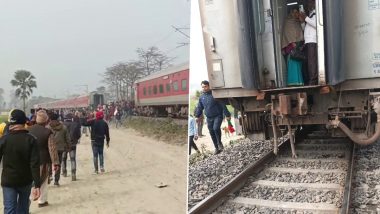 Bihar: Satyagraha Express Train’s Five Bogies Detach From Engine Near Bettiah Majhaulia Station (See Pics)