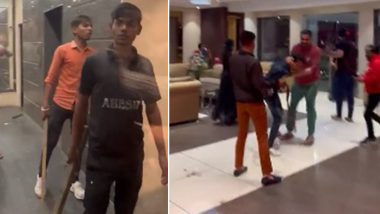 Ghaziabad: Pre-Wedding Cocktail Party Turns Into Brutal Fight; Groom, Guests Molested, Beaten by Hotel Bouncers and Staff in Masuri (Watch Video)