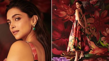 Deepika Padukone Outfit at Pathaan Success Press Meet: Check Bollywood Actress’ Elegant Floral Look That Will Make You Embrace Spring Season! (View Pics)