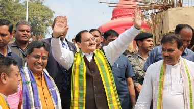Tripura Assembly Election 2023: BJP President JP Nadda, CM Manik Saha Offer Prayers at Mata Tripura Sundari Temple in Udaipur (See Pics)
