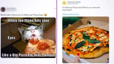 National Pizza Day 2023 Greetings and Messages: Netizens Celebrate the Cheesy Delight by Sharing Pictures, Quotes and Wishes