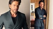 Shah Rukh Khan&rsquo;s Dashing Black Suit Look for Pathaan Success Press Meet Decoded: Get Details of King Khan&rsquo;s Outfit Here (View Photos)