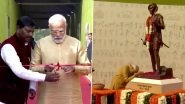 Aadi Mahotsav 2023: PM Narendra Modi Inaugurates National Tribal Festival in Delhi, Pays Floral Tributes to Birsa Munda (See Pics)