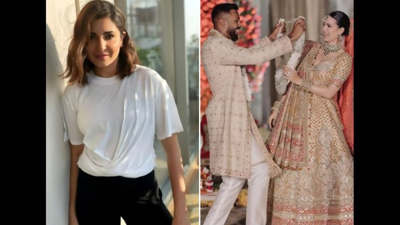 Anushka Sharma Wishes ‘Happiness and Love’ to Cricketer Hardik Pandya-Natasha Stankovic on Their Wedding! (View Pic)