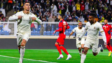 Damac FC 0–3 Al-Nassr, Saudi Pro League 2022–23: Cristiano Ronaldo Scores Hat-Trick, Guides His Team to Top Spot (Watch Goal Video Highlights)
