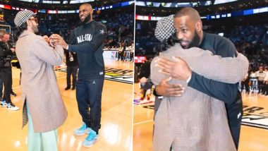 Ranveer Singh Meets His Basketball Legend LeBron James, Says ‘I Am Ever Grateful to NBA for Making This Happen’ (Watch Video)