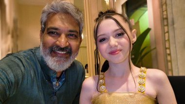 SS Rajamouli Clicks a Selfie With M3GAN Actress Violet McGraw at the Hollywood Critics Association Film Awards, Calls Her Talented! (View Pic)