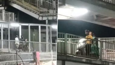 Uttar Pradesh: Foot-Over Bridge for Specially-Abled Persons and Elderly Being Misused by Bikers in Jalaun, Police React After Video Surfaces