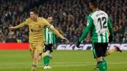 Real Betis 1&ndash;2 Barcelona, La Liga 2022&ndash;23: Blaugrana Edge Past Betis, Strengthen Their Position at Top (Watch Goal Video Highlights)