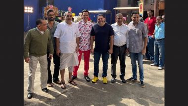 Hera Pheri 3: Check Out the First Picture of Akshay Kumar, Suniel Shetty and Paresh Rawal From Their Upcoming Film Promo Shoot!