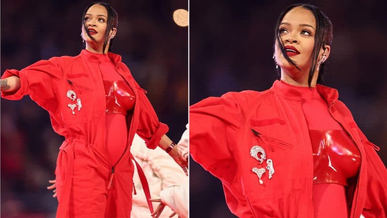 Rihanna Pregnant With Second Child! Diamonds Singer Shows Off Baby Bump During SuperBowl Show