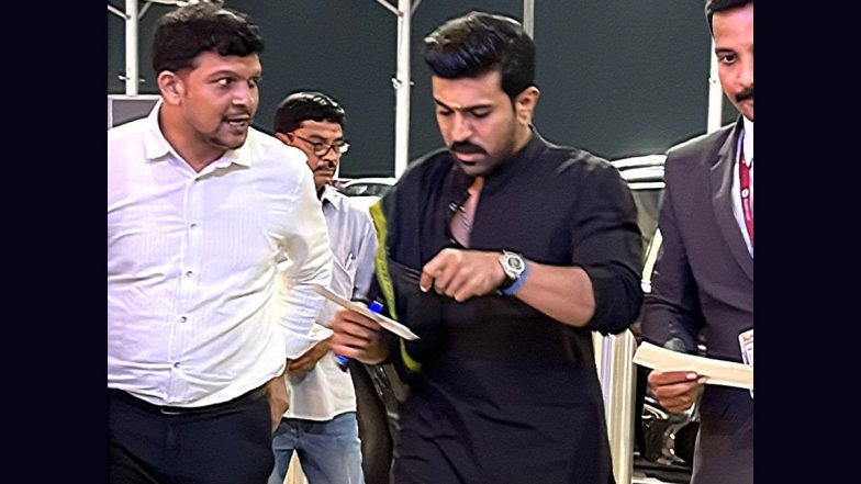 Oscar 2023: Ram Charan Heads US to Attend 95th Academy Awards, RRR Star Spotted Walking Barefoot at Airport