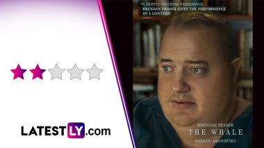 The Whale Movie Review: Brendan Fraser’s Devastating Performance is Marred by an Inconsistent and Cynical Script (LatestLY Exclusive)