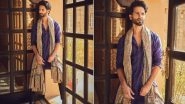 Shahid Kapoor Strikes a Royal Pose in Classy Ethnic Wear at Sidharth Malhotra and Kiara Advani's Wedding (View Pics)