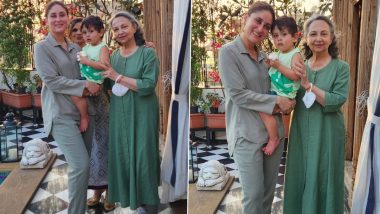 Kareena Kapoor Khan Spends Her Valentine's Day With Baby Jeh and Sharmila Tagore (View Pics)