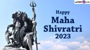 Maha Shivratri 2023 Images & HD Wallpapers for Free Download Online: Wish Happy Mahashivratri With WhatsApp Messages, Greetings and Quotes on Lord Shiva Festival