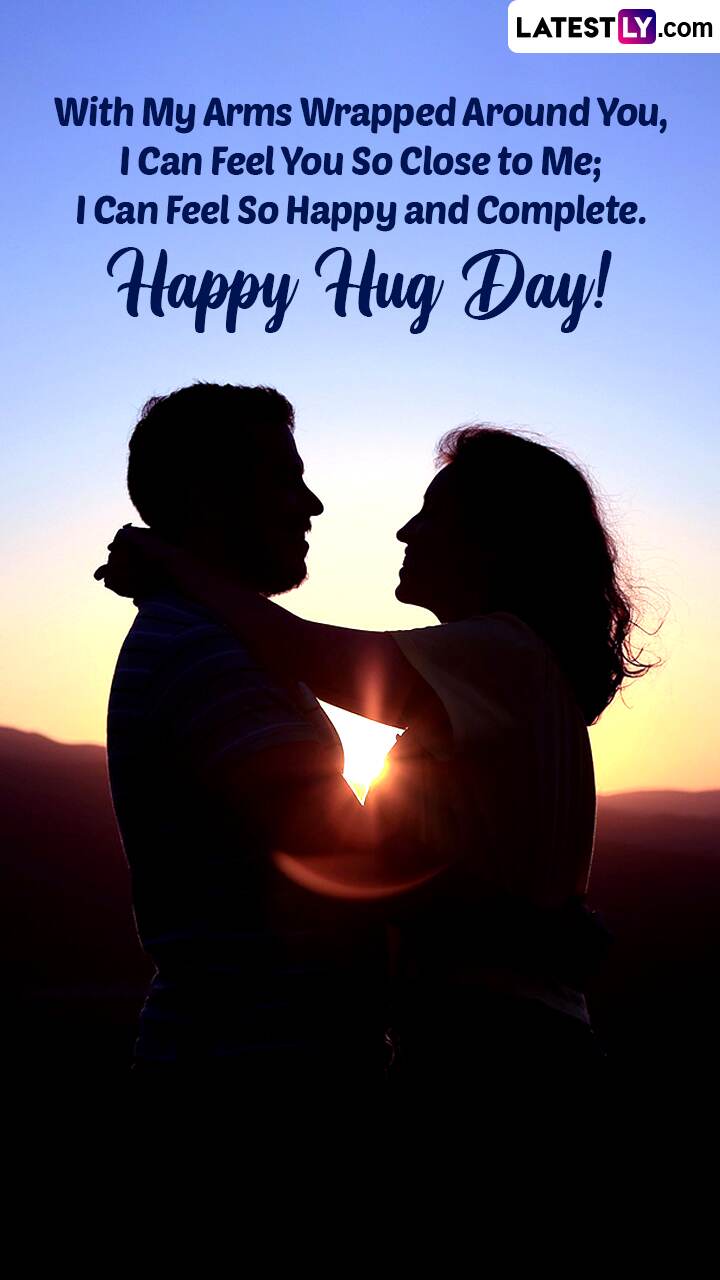 Happy Hug Day 2023: Best wishes, images, greetings and messages to