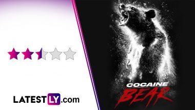 Cocaine Bear Movie Review: Elizabeth Banks’ Dark Comedy is an Underwhelming Trip with Occasional Bursts of Excitement (LatestLY Exclusive)