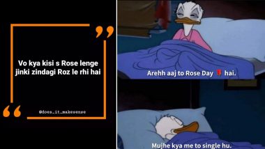 Happy Rose Day 2023 Funny Memes and Jokes: Gulab or Gulab Jamun? Rose or Roz Wala Day? Hilarious Posts for Singles During Valentine's Week