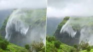 Defying Gravity? Strange Clip of Waterfall &lsquo;Flowing Upwards&rsquo; Due to Strong Winds Goes Viral (Watch Video)
