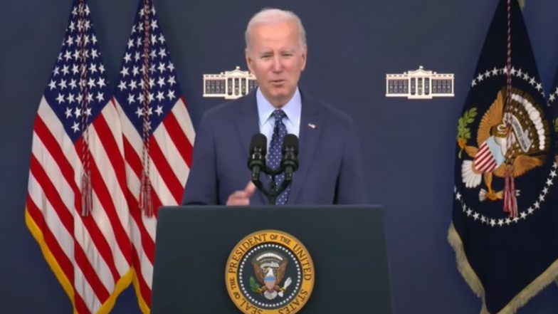 'Transjester Americans' US President Joe Biden Has Slip of Tongue While Addressing On Ending The Ban on Transgender Americans Serving in the United States Military (Watch Video)