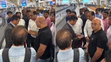 Video: Heated Argument Breaks Out Between Air India Staff and Passengers Over Flight Delay At Delhi Airport