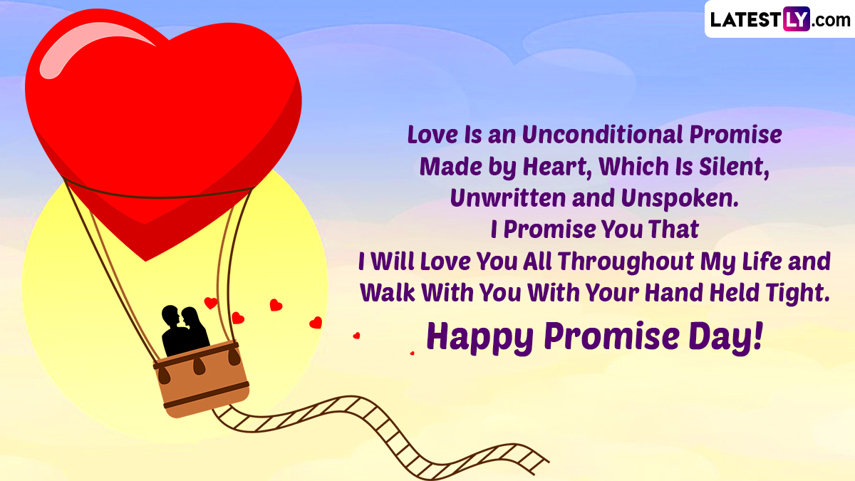 Happy Promise Day 2023 Greetings: Wishes, Romantic Messages ...