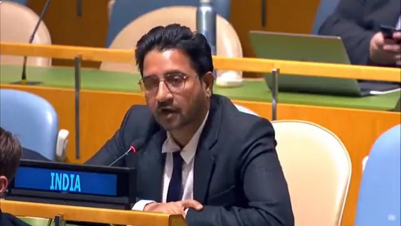 Indian Counsellor Rajesh Parihar Slams Pakistan at UNGA, Says ‘Jammu and Kashmir Inalienable Part of India’