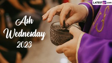 Ash Wednesday 2023 Images & Lent HD Wallpapers for Free Download Online: Holy WhatsApp Messages, Bible Verses and Photos To Share on the First Day of Lent