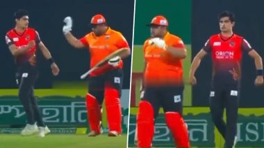 Naseem Shah Teases Azam Khan During Comilla Victorians vs Khulna Tigers BPL 2023 Match (Watch Video)