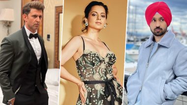Kangana Ranaut Takes a Dig at Both Hrithik Roshan and Diljit Dosanjh When Asked to Choose Her Favourite Actor Between the Two