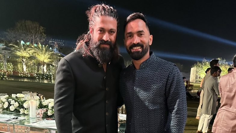 Salaam Rocky Bhai! Dinesh Karthik Meets KGF Star Yash, Shares Picture on Twitter