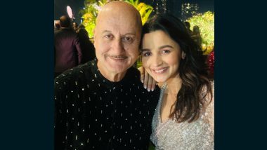 Anupam Kher Recalls Calling Alia Bhatt 'Born Actress' in Her Childhood, Check Out Duo's Pic From Sidharth Malhotra-Kiara Advani's Reception