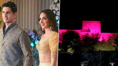 Sidharth Malhotra and Kiara Advani's Wedding Venue Gets Decked Up With Lights Ahead of Their D-day (Watch Video)