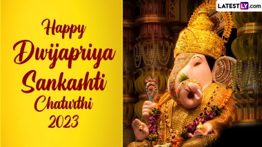 Dwijapriya Sankashti Chaturthi 2023 Images and HD Wallpapers for Free Download Online: Share Wishes, Greetings and WhatsApp Messages on the Auspicious Day