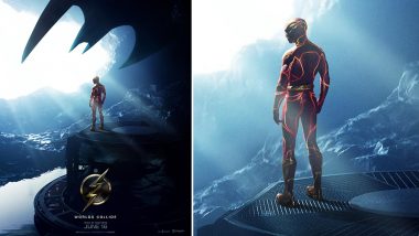 The Flash: First Poster for Ezra Miller's DC Film Sees Them Standing  Alongside the Batwing, Trailer Confirmed to Drop on Super Bowl (View Pic) |  LatestLY